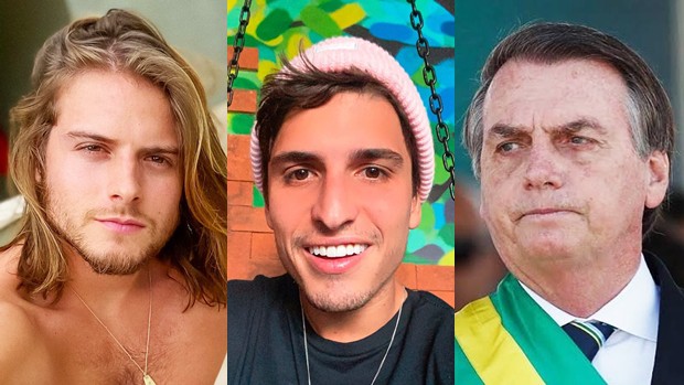 Daniel Lenhardt, Felipe Prior e Jair Bolsonaro
