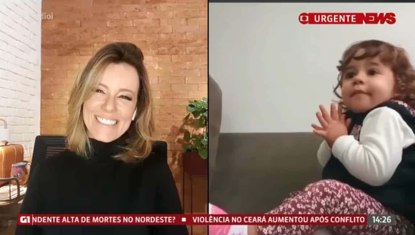 Natuza Nery recebe recado de fã mirim e se emociona na GloboNews
