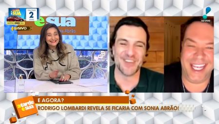 Rodrigo Lombardi surpreende e revela se ficaria com Sonia Abrão