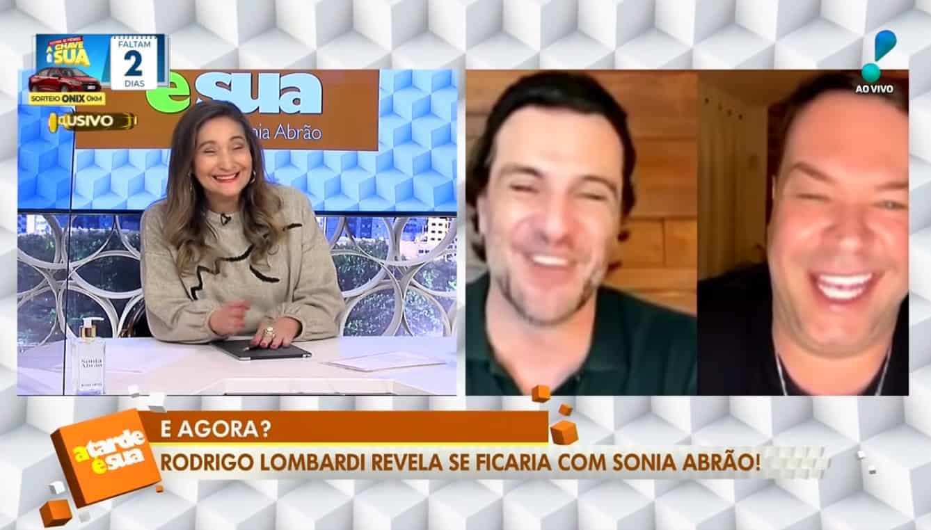 Rodrigo Lombardi surpreende e revela se ficaria com Sonia Abrão