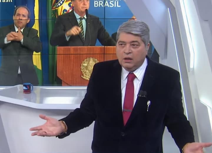 Datena se revolta com Bolsonaro e dispara: “Bundão é o senhor”