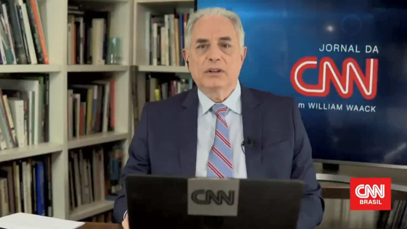 Com William Waack, CNN Brasil dá as costas para Bolsonaro após ataque à jornalista da Globo