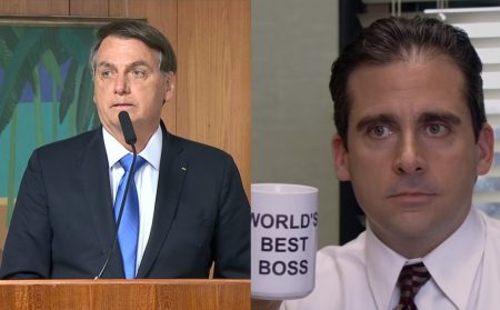 Após vexame de Bolsonaro com Al Gore, presidente surge em versão brasileira do The Office