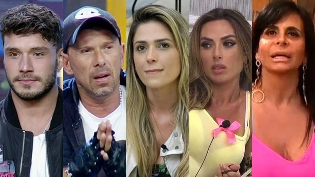 Lucas Viana, Rafael Ilha, Nadja Pessoa, Nicole Bahls e Gretchen