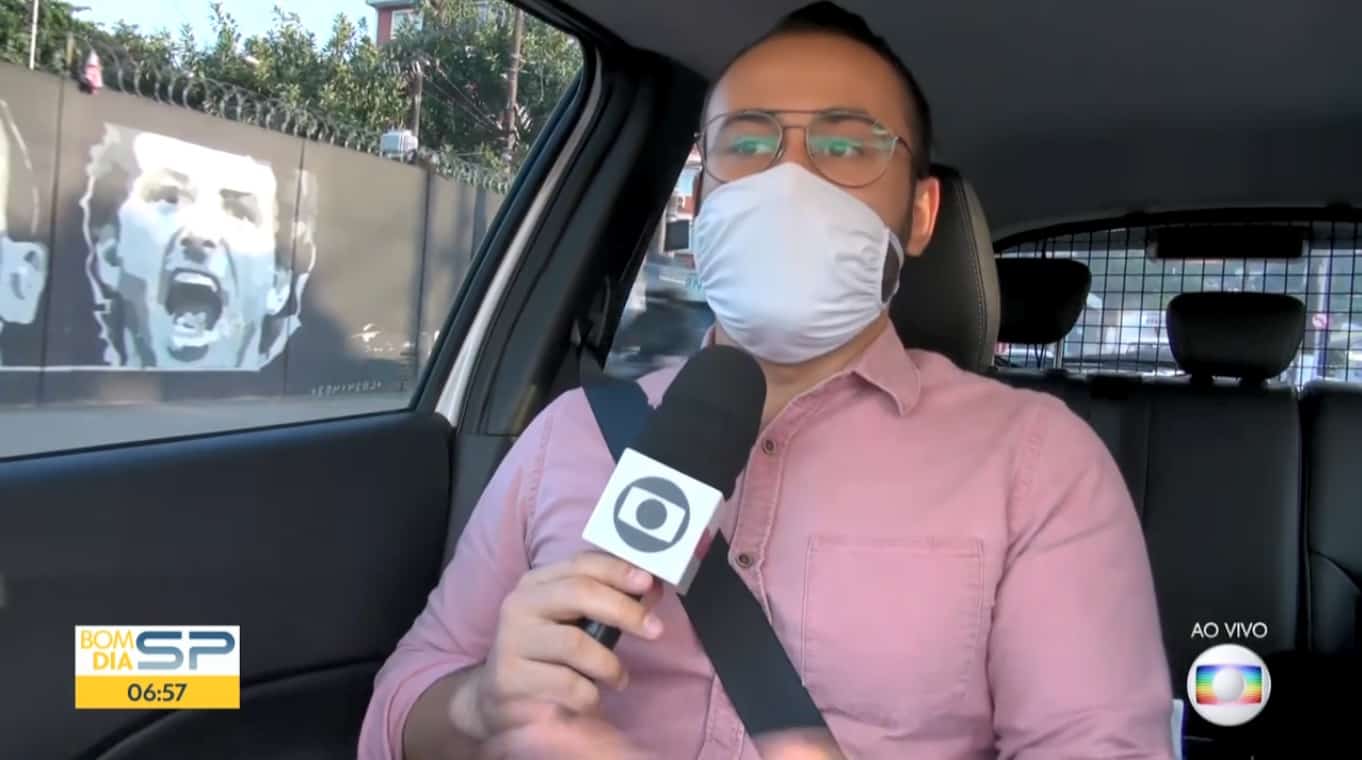 Globo manda repórter para cobrir trânsito, e jornalista se confunde ao vivo