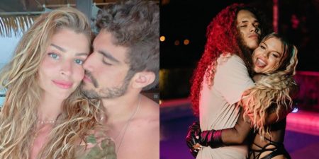 Grazi Massafera e Caio Castro posam juntos e fãs alfinetam Vitão e Luísa Sonza