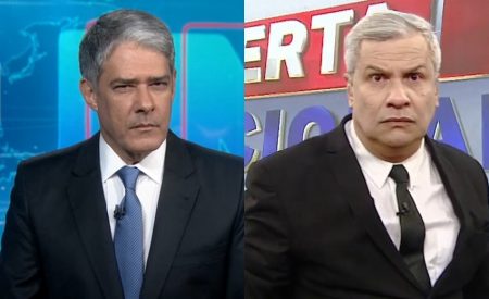 Jornal Nacional mostra Flávio Bolsonaro com Sikêra Jr e dá o que falar