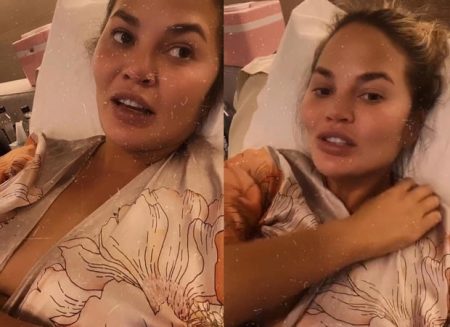 Grávida, Chrissy Teigen faz repouso e revela susto ao sangrar