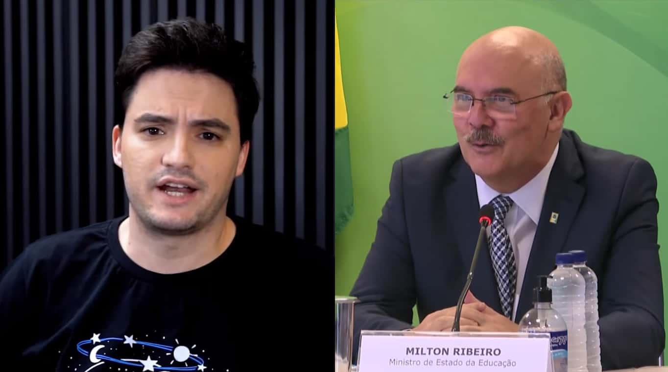 Após fala de ministro, Felipe Neto rasga o verbo contra a família Bolsonaro