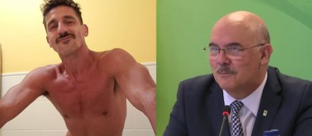 Sem camisa, Tuca Andrada manda recado sexy para ministro de Bolsonaro
