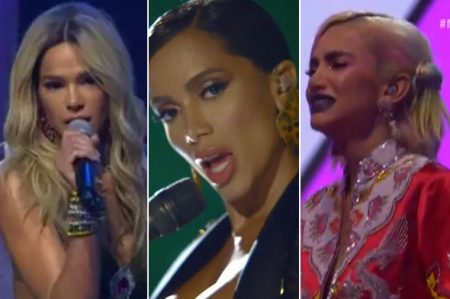 Manu Gavassi e Bruna Marquezine são acusadas de ignorar Anitta em premiação