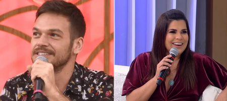Emílio Dantas confessa crush em Mara Maravilha e apresentadora responde