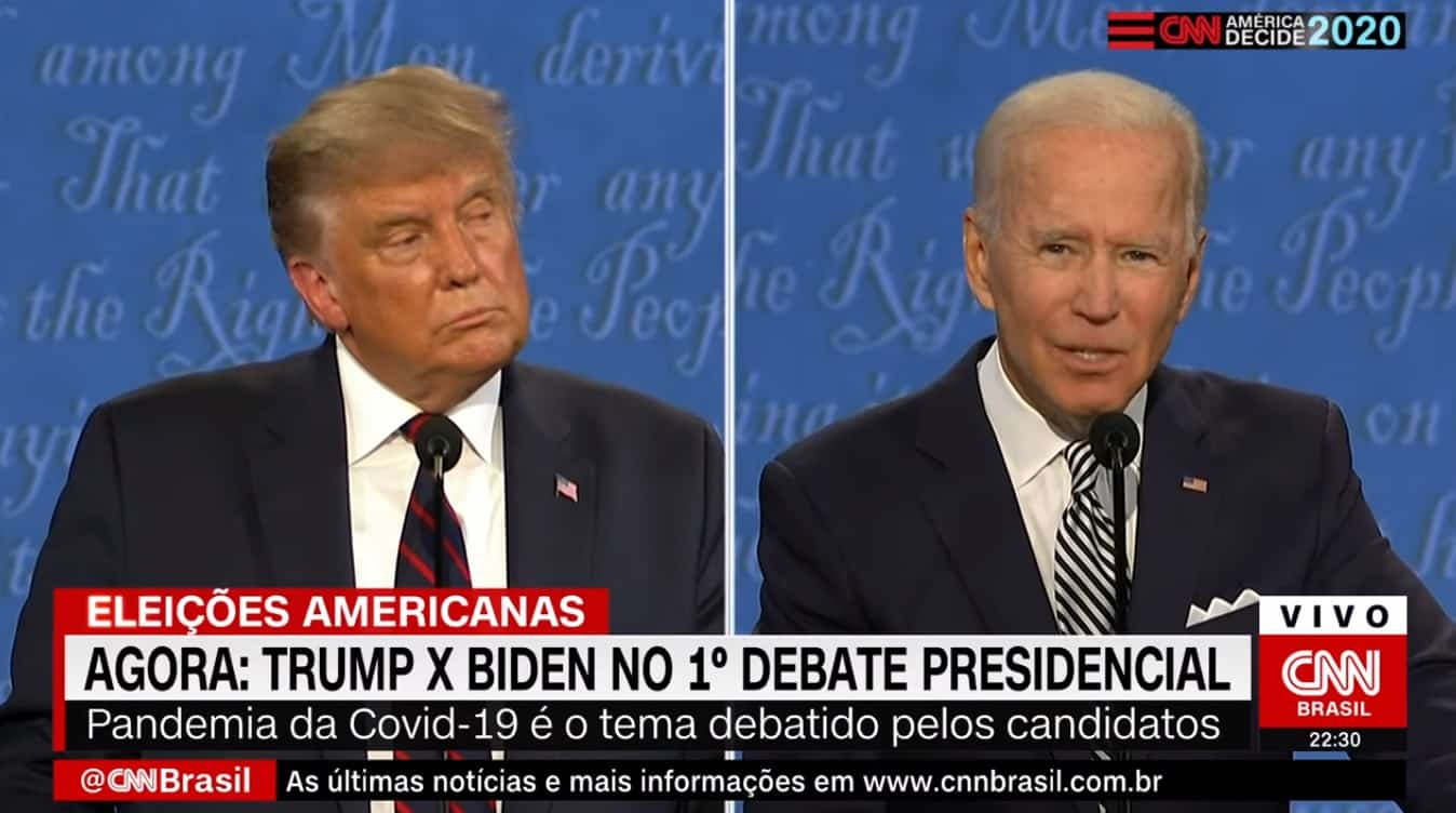 CNN Brasil bate recorde de audiência com debate entre Trump e Biden
