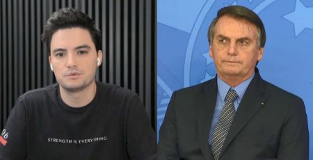 Revoltado com novo escândalo, Felipe Neto cutuca Michelle em ataque a Bolsonaro