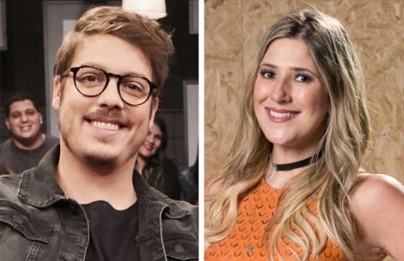 Fábio Porchat lembra foto antiga com Dani Calabresa e tira sarro com aparência