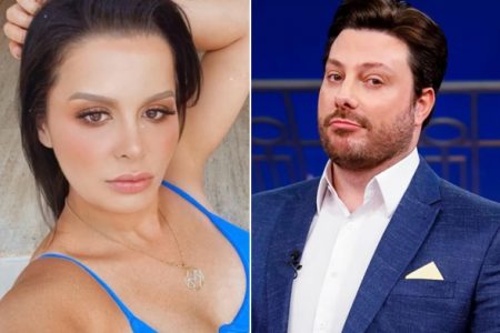 Maraisa fica chocada com beijo de Danilo Gentili em Amin Khader e faz ameaça