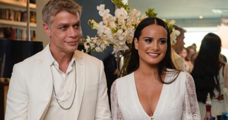 Fábio Assunção exibe fotos da lua de mel com a esposa nas Maldivas