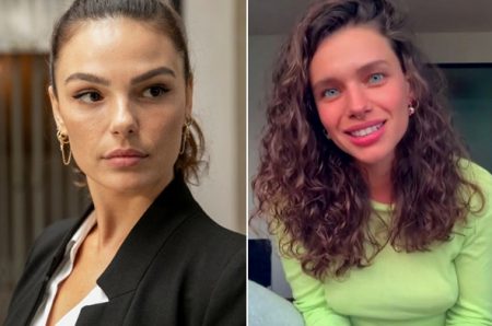 Bruna Linzmeyer causa ao torcer por relacionamento com Isis Valverde em novela