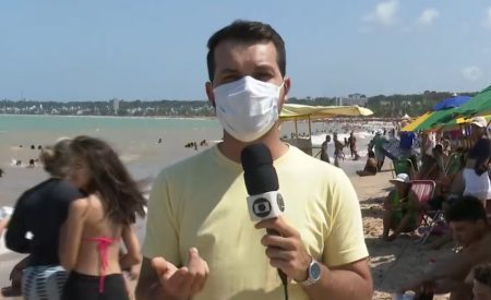 Criança invade link do Jornal Hoje e repórter tem atitude fofa