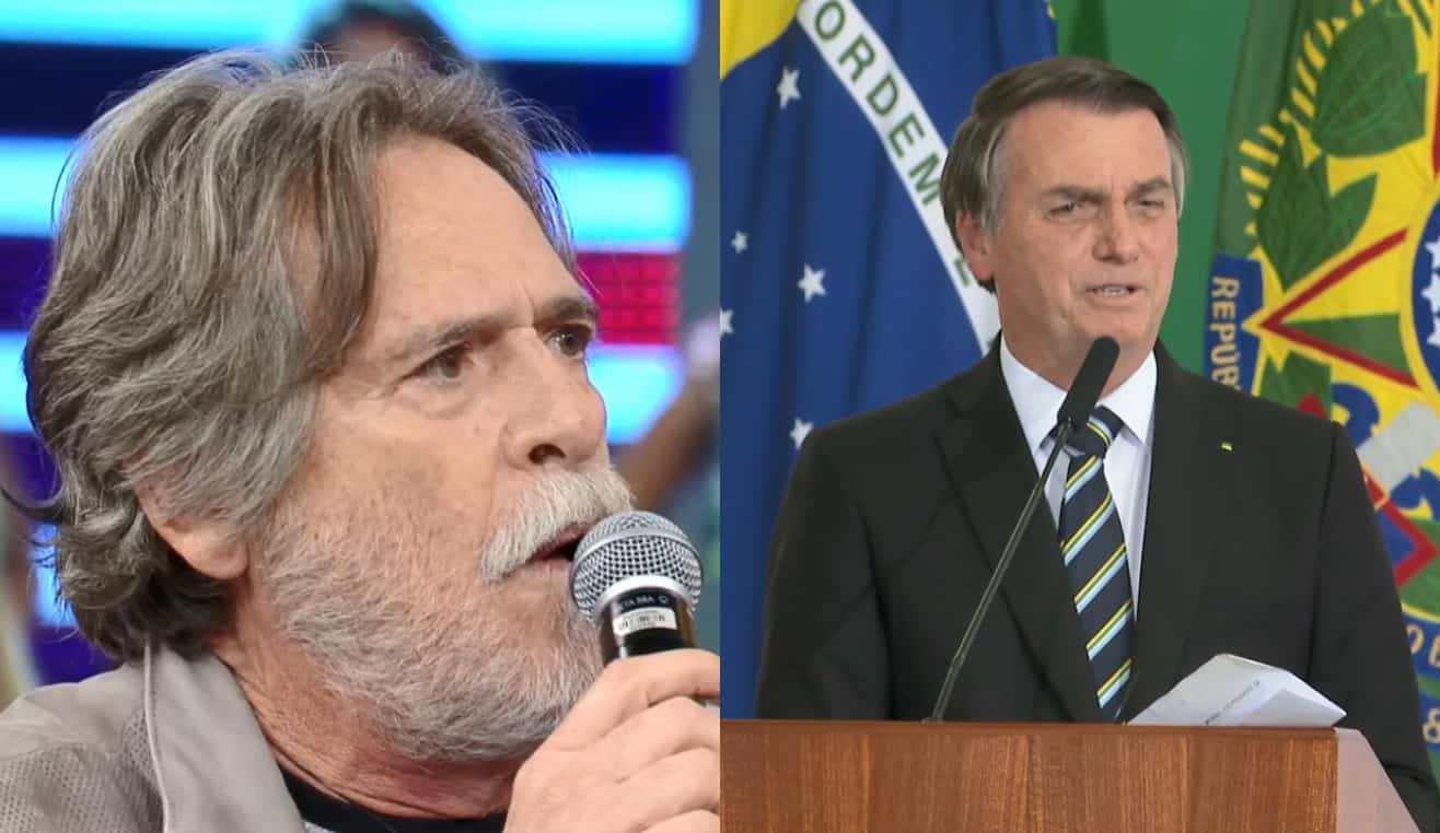 Revoltado, José de Abreu chama Bolsonaro de vagabundo e compartilha charge polêmica