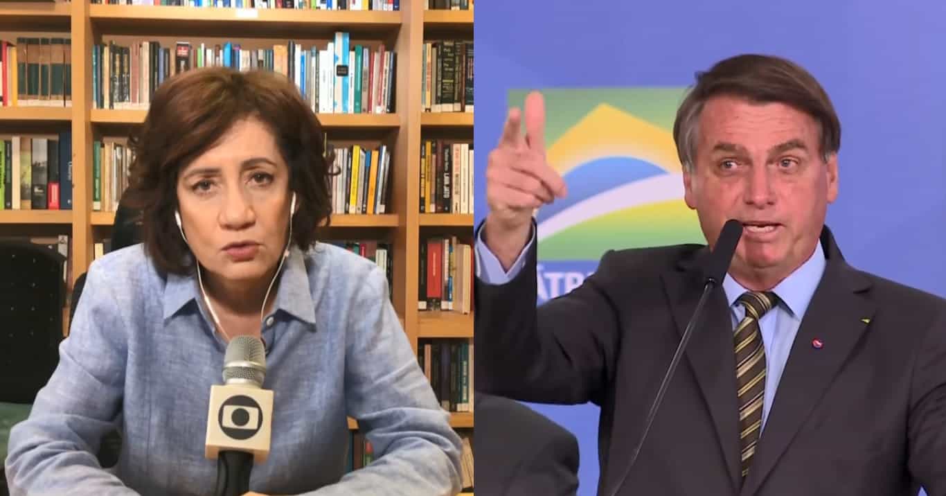 Em desabafo na GloboNews, Miriam Leitão diz que Bolsonaro cometeu crime