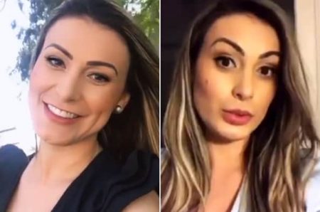 Andressa Urach deixa escapar marquinha de fio dental e levanta suspeita