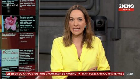 Ao vivo, Maria Beltrão abre o jogo e diz que tinha medo de Chaves