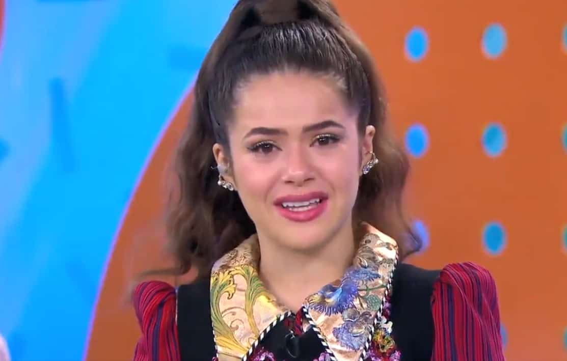 Maisa Silva se despede do SBT após 13 anos e se emociona em programa