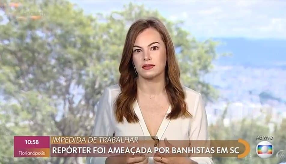 Jornalista da Globo ameaçada e agredida em praia desabafa
