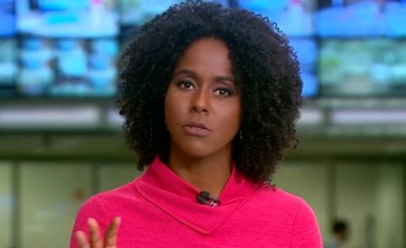 Maju Coutinho surpreende ao citar clássico Evidências ao falar de Trump no JH