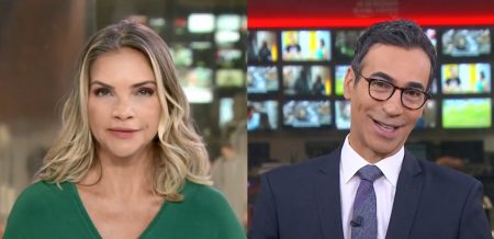 Ao vivo, César Tralli vira Joe Biden após gafe de jornalista na GloboNews