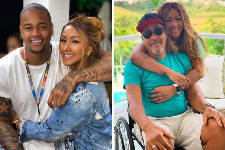 Irmã de Léo Santana, Naiara Santana lamenta a morte do pai