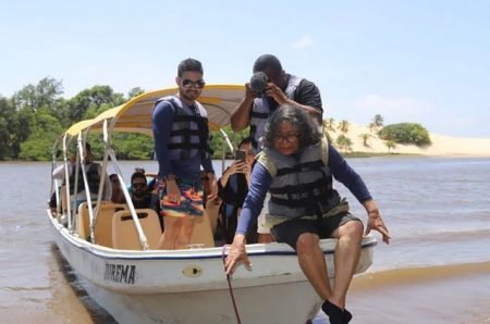 Marlene Mattos grava série documental sobre o Maranhão com Yudi Tamashiro