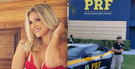 Ex-bailarina do É O Tchan vira policial e manda recado para Bolsonaro