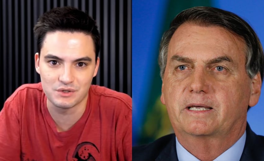 Após vencer Carluxo na Justiça, Felipe Neto compra nova briga com Bolsonaro