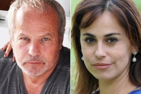 Daniela Escobar posa com neta do ex Jayme Monjardim e se declara