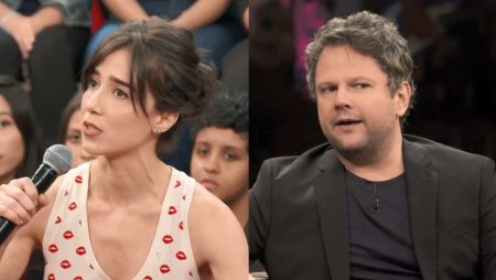 Marjorie Estiano relembra declaração de amor feita por Senton Mello em público
