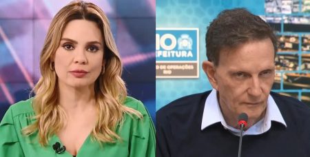 Rachel Sheherazade repreende Marcelo Crivella cara a cara e momento viraliza