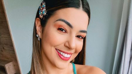 Vivian Amorim comemora 1 mês da filha com festa temática