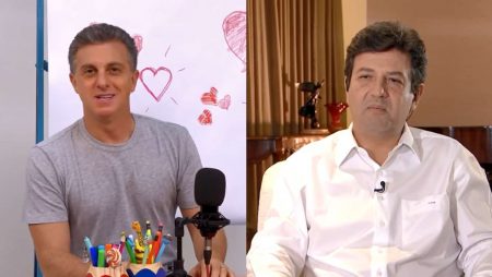 Luciano Huck e Mandetta se encontram e discutem possível aliança para 2022