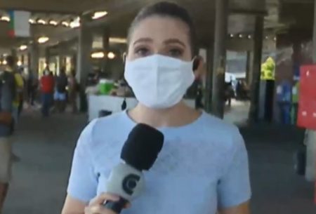 Repórter é surpreendida com atitude de cachorro ao vivo na Record