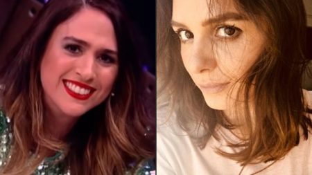 Tatá Werneck tem reação inusitada após receber cantada de Monica Iozzi