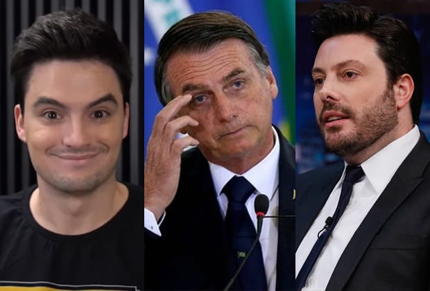 Felipe Neto e Danilo Gentili ironizam fala de Bolsonaro sobre “país quebrado”