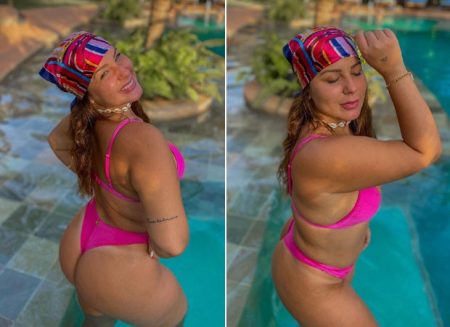 Cacau Macedo verão em pousada no Norte do Brasil e posa para fotos