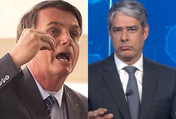 Bolsonaro incentiva ataques de apoiadores a William Bonner em rede social