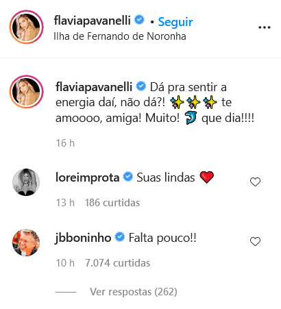 Boninho e Flavia Pavanelli