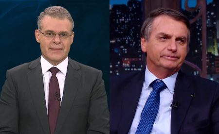 Eduardo Oinegue defende a imprensa e “janta” Bolsonaro no Jornal da Band