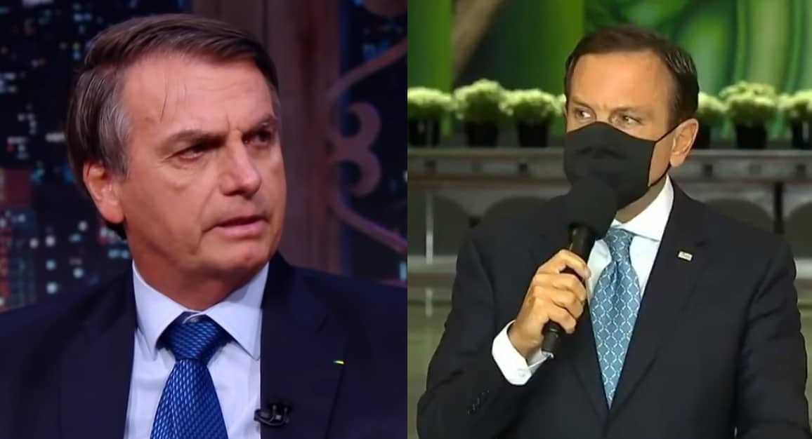 Bolsonaro chama Doria de “moleque” e “calcinha apertada” e Datena fica em silêncio