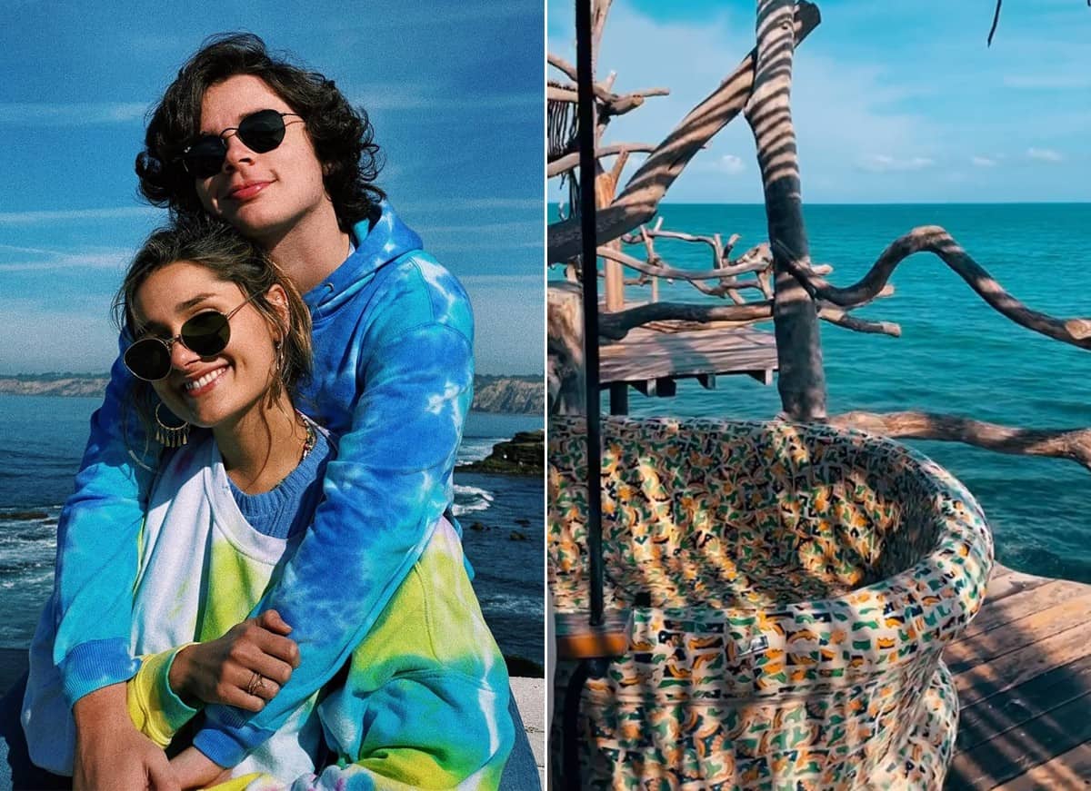 Sasha Meneghel e o namorado curtem resort das celebridades em Cancun