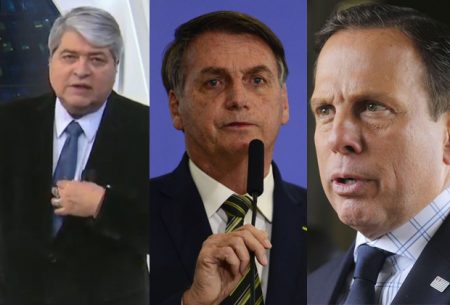 Datena volta a criticar Bolsonaro e João Dória e faz cobrança na Band